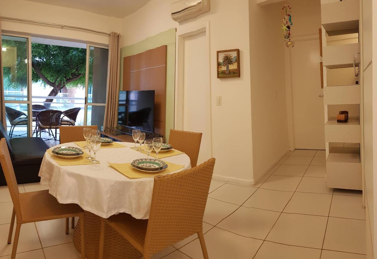 Palm Beach Porto Das Dunas, Apartamento Todo Climatizado Terreo A 350 Metros Beach Park Aquiraz Eksteriør billede