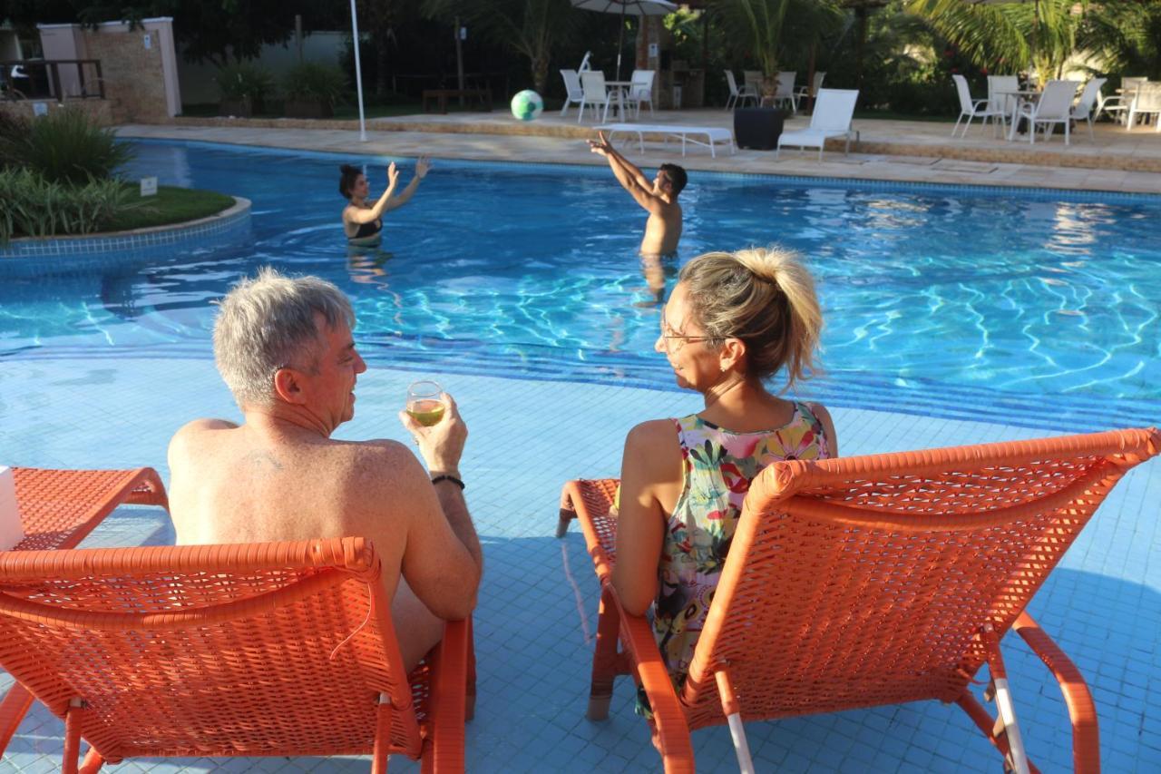 Palm Beach Porto Das Dunas, Apartamento Todo Climatizado Terreo A 350 Metros Beach Park Aquiraz Eksteriør billede