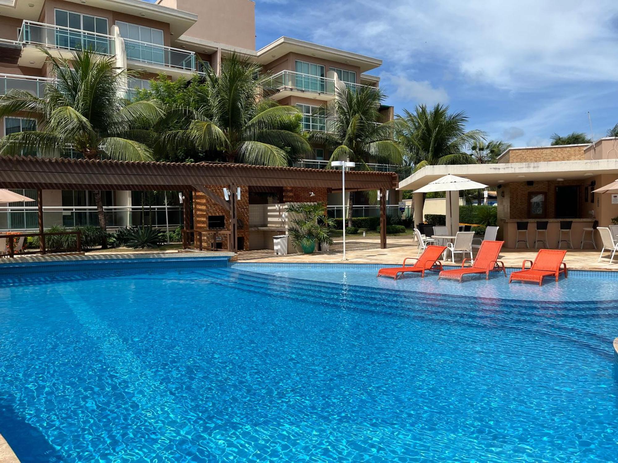 Palm Beach Porto Das Dunas, Apartamento Todo Climatizado Terreo A 350 Metros Beach Park Aquiraz Eksteriør billede